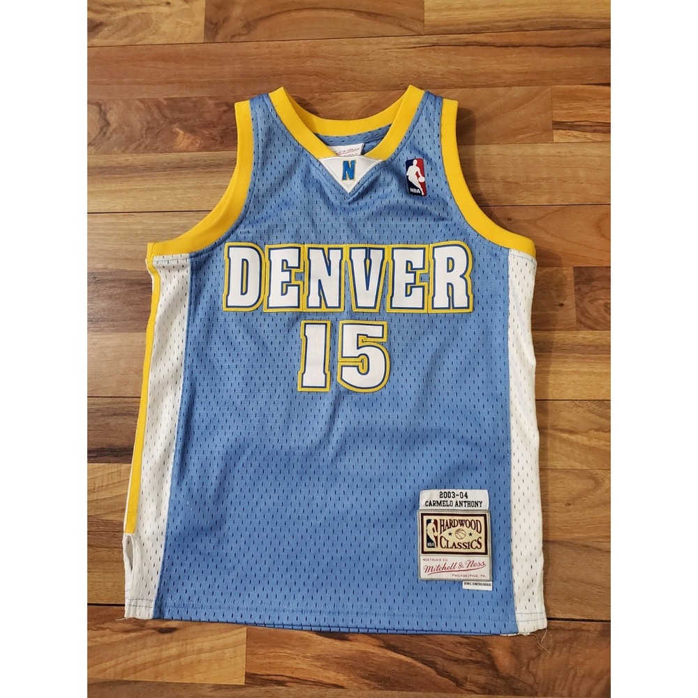 Mitchell & Ness Youth Sz S Carmelo Anthony Denver Nuggets Jersey